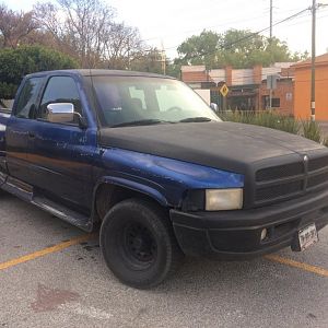 1996 Ram 1500 Extended Cab Stepside Custom Front Side