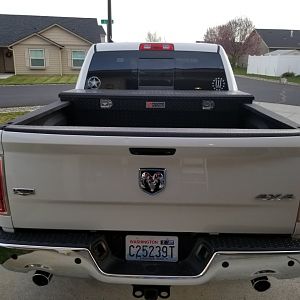 Rail and Tailgate edges also Rhino Lined