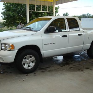 day I bought her, 03 sport Quad Cab....bone stock