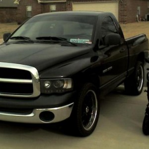 My first truck, next to my bike