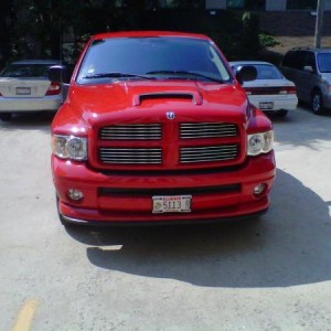 deciding on what to do with that grill insert. black/red