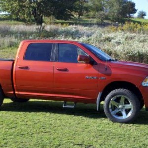truck leveled