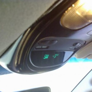 Overhead Painted black/tinted lights