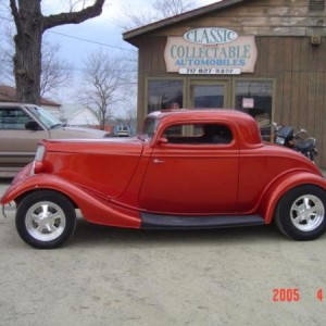 039 Second rolling chassis 34 Ford Street Rod I built for a friend in Wellsboro Pa