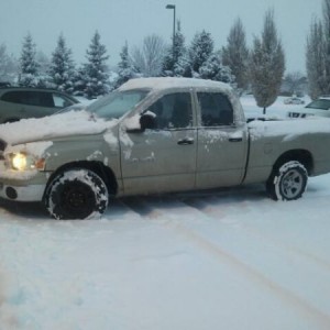 A light dusting of snow last year