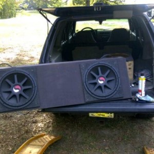 my kicker 15s that go in my dodge