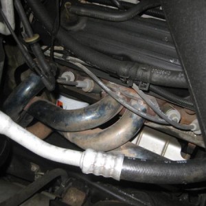 5.9 headers...the black tube is the CAI...