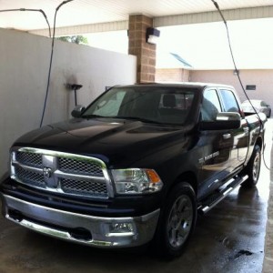 After a quick wash