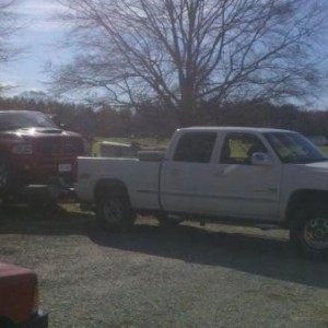 Ram on the trailer to go to King