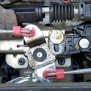 The tailgate handle assembly