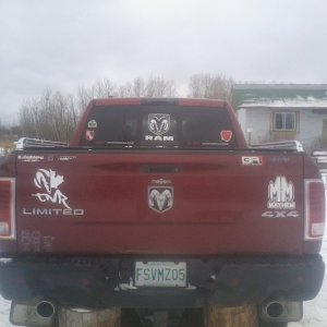 Rear view of my turuck