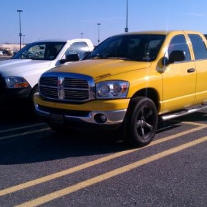 My Dad's hemi next to mine