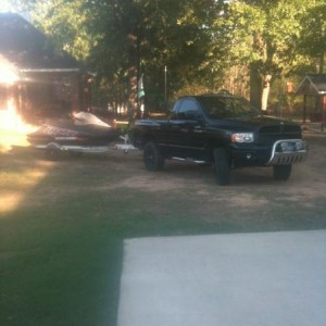 pic with the ski, new cb setup also with 4 pa speakers hooked up to a 1600 watt amp
