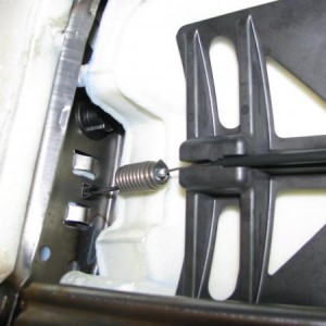 2008 Dodge Ram driver seat showing manual lumbar support.