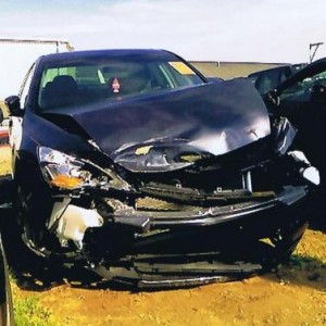 Totaled Honda
