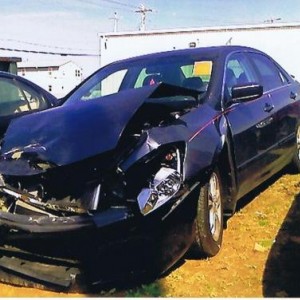 Totaled Honda 2