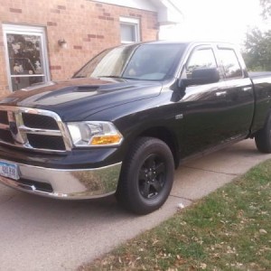 Plasti dipped wheels, and new sport hood.