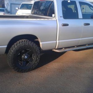 Right out of the tire shop