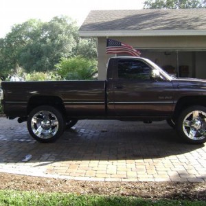 97 Dodge Ram 2500 "12v Diesel"  24'' Rock Stars