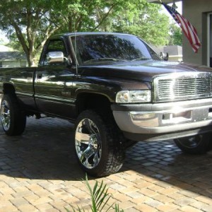 97 Dodge Ram 2500 "12v Diesel"  24'' Rock Stars