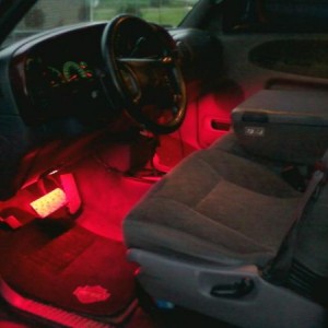 red led to light it up