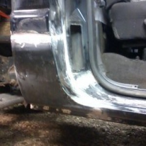 passenger side cab corner