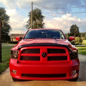 Love the new headlights, they are factory but the chrome is painted flat black on the inside of the light!