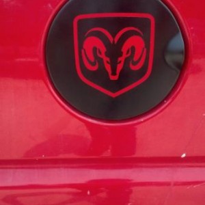Painted gas door:)
