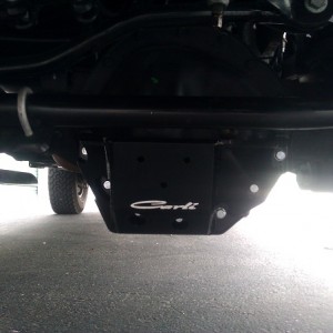 Carli front diff guard. This thing is beefy.