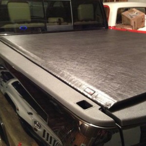 Next installed the tonneau cover