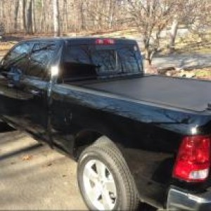 2012 Dodge Ram - 20% front tint 1 % back. Jack Rabbit Tonneau Cover. K&N CAI.