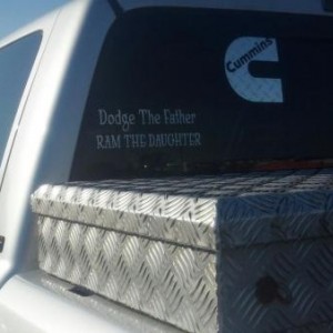 Seen this in the WalMart parking lot.. haha, this guy is a hero!