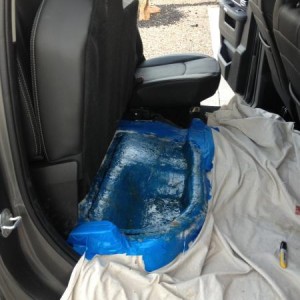 Start of 10" subwoofer enclosure.