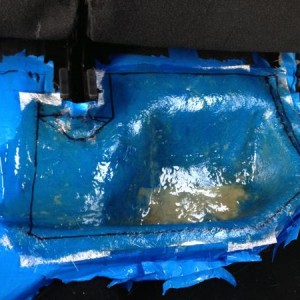 Start of second 10" subwoofer enclosure.