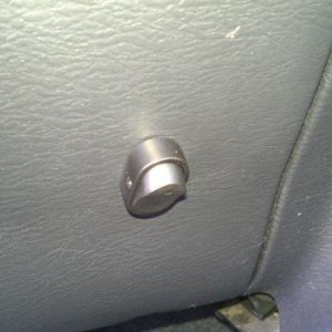close up of the switch