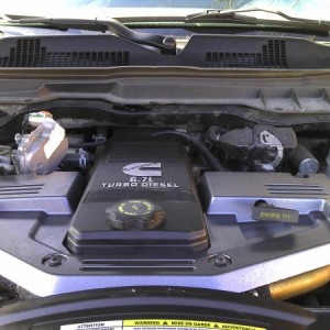 Start of a custom engine bay