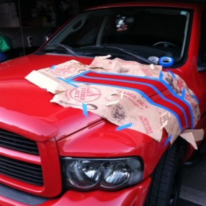 Tape displacing
