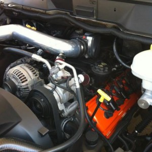 2005 HEMI - Engine:
345ci blue printed - non-mds - heads milled - timing advanced - 6.1 Cam - shorty plug wires - 85mm TB w/ 85mm spacer - cold air -