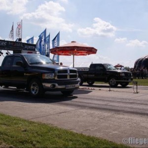 Racing my buddy's V6 Ranger