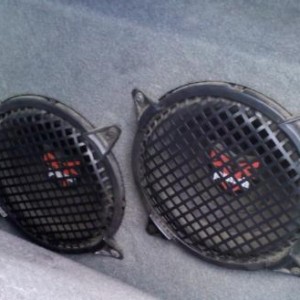 Rockford Fosgate 8" subs (2 on each side)
