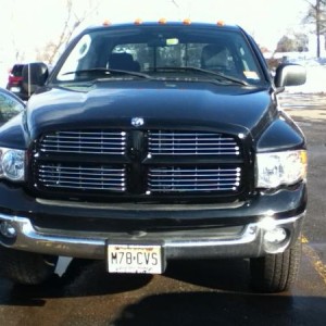 The day I put the new grille on