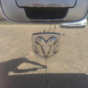 rear ram logo p'd before i remove it to debadge