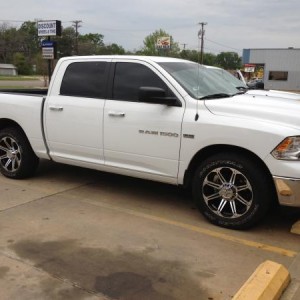 New wheels, Eagle Alloy 20" super finish and gloss black.