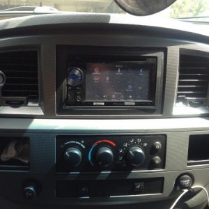 new pioneer 3400BH, and new OEM navigation bezel.