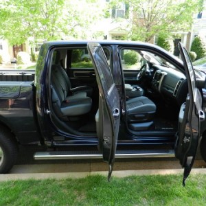 Full crew cab side view