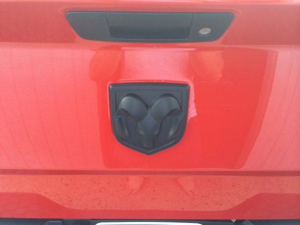 03 - Plasti-dipped the emblems.