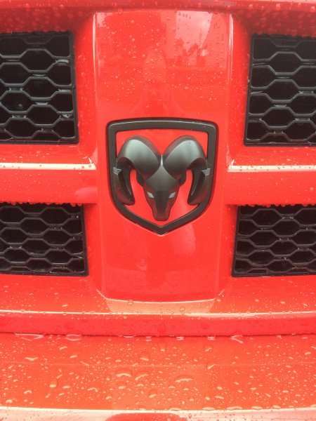 07 - Added body colored inserts to bring out the "Ram".
