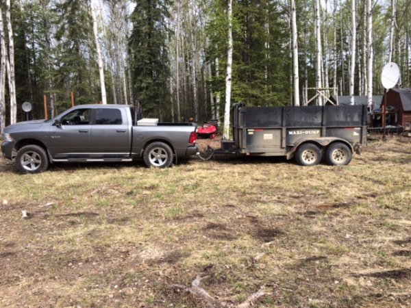 12,000 lbs is a little much to haul with a 1500...
