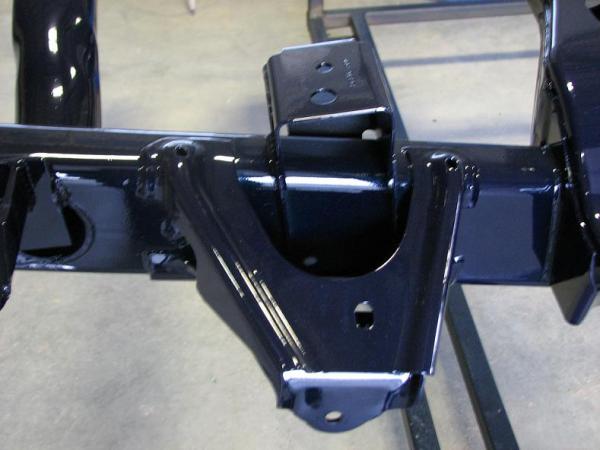 12 18 08   Dark Blue Metallic Powdercoated Frame 2