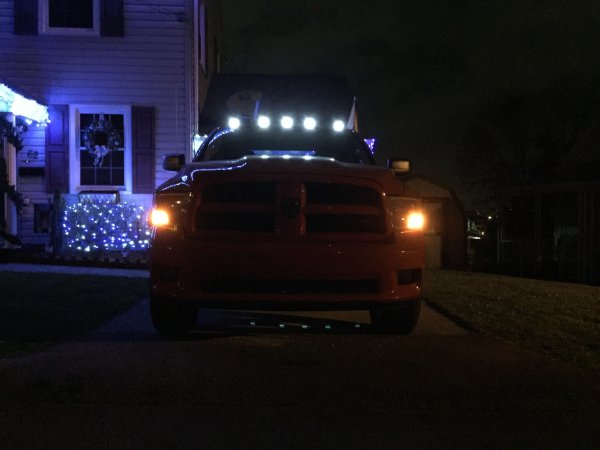 19 - Installed Recon "smoked" white LED clearance lights.
